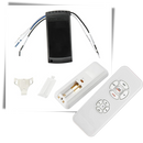 Controle remoto universal para ventilador Lphumex, acessório compatível, com botões para ajuste de velocidade e funcionamento.