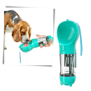 Bebedouro e comedouro para animais da marca Peroptimist, com design fácil de usar para água e comida.