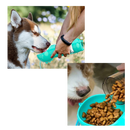 Mangiador e bebedouro multifuncional para animais da marca Peroptimist, com design prático para alimentação e hidratação.