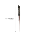Baguette mágica de Harry Potter do personagem 27FIREWAND, acessório de déguisement da marca Huali, com detalhes dourados e acabamento brilhante