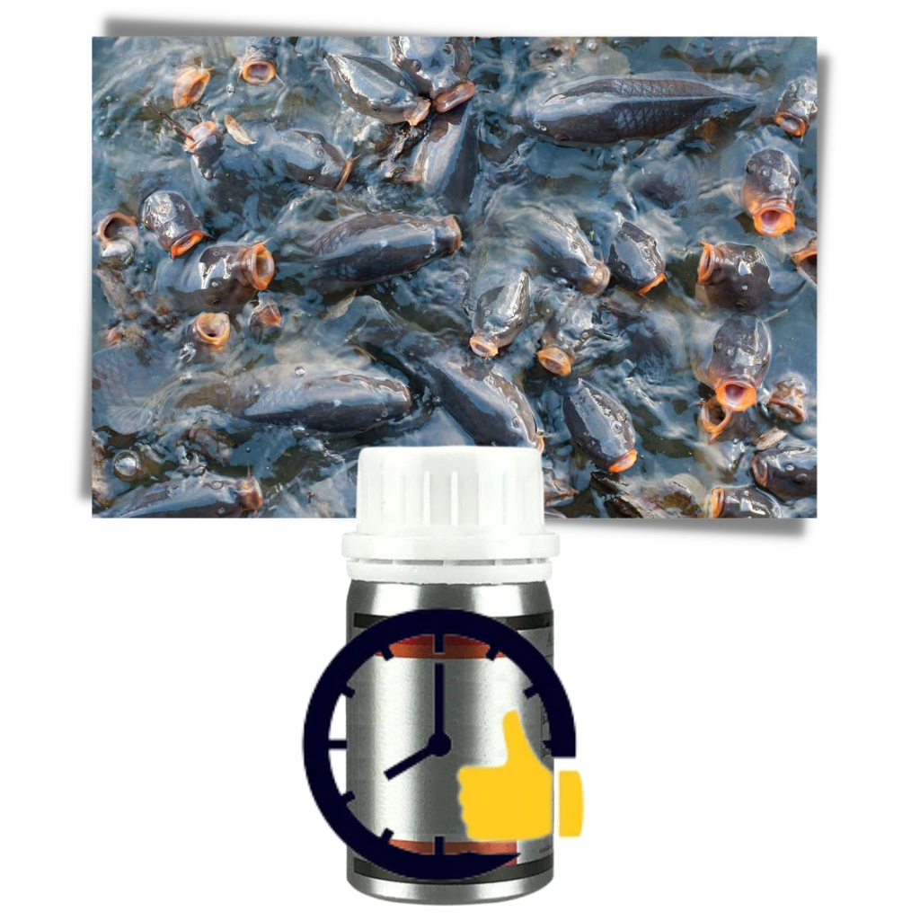 Amostra de isca para peixes Qiguang, atraente para pesca, com efeito de duração prolongada, visível na embalagem.