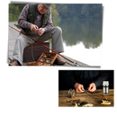 Atraente para peixes Qiguang, isca de pesca eficaz para atrair peixes em ambientes aquáticos.