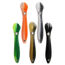 Conjunto de 5 iscas artificiais de pesca Jinyi, iscas de isca para pesca esportiva, com iscas coloridas e realistas.