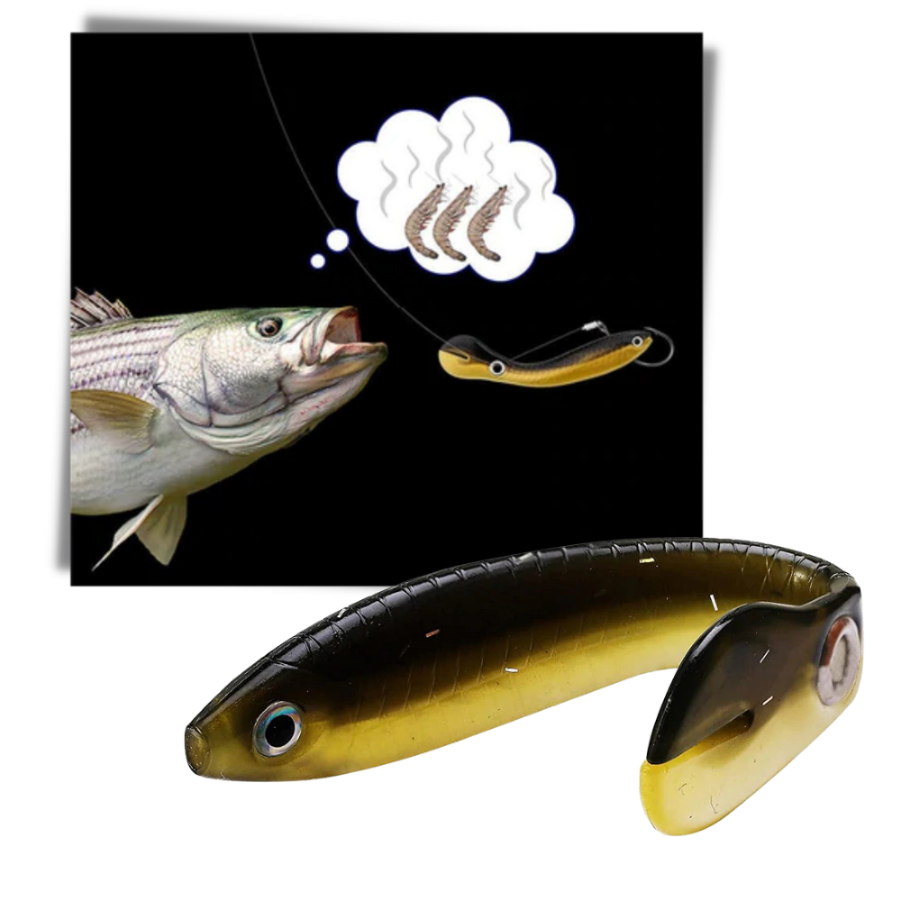 Conjunto de iscas artificiais para pesca da marca Jinyi, com diversos modelos para atrair peixes em atividades de pesca.