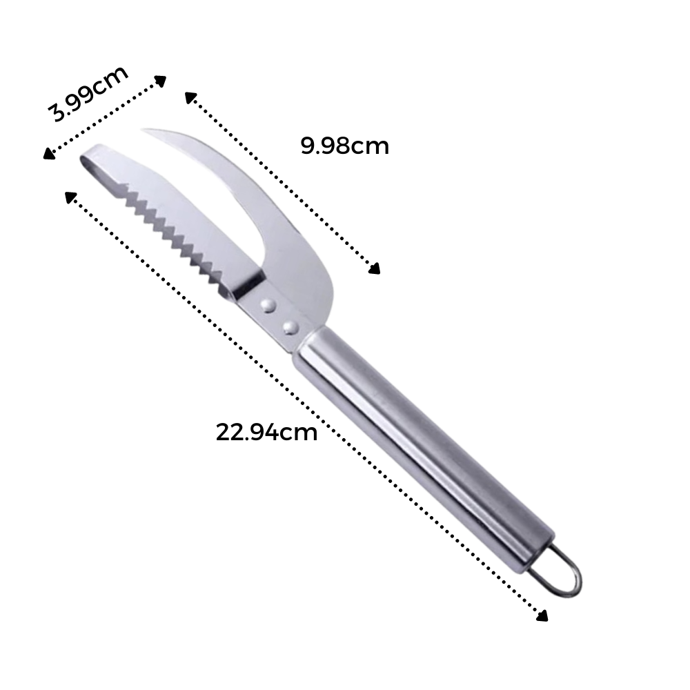 Faca para peixe e frutos de mar Hozxclle, utensílio de cozinha com lâmina afiada para filés e preparos de frutos do mar.