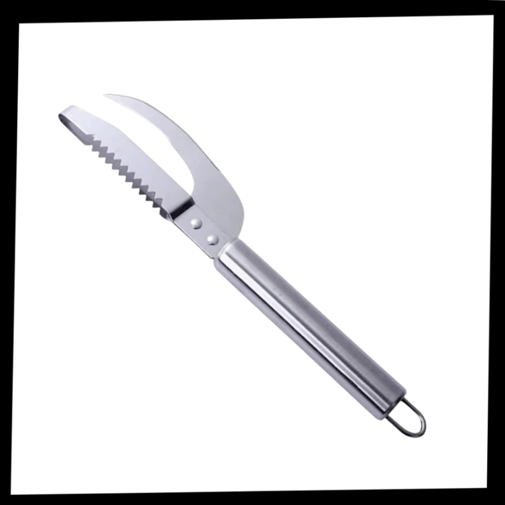 Faca para peixe e frutos do mar Hozxclle, utensílio de cozinha com lâmina afiada para preparar peixes e mariscos.
