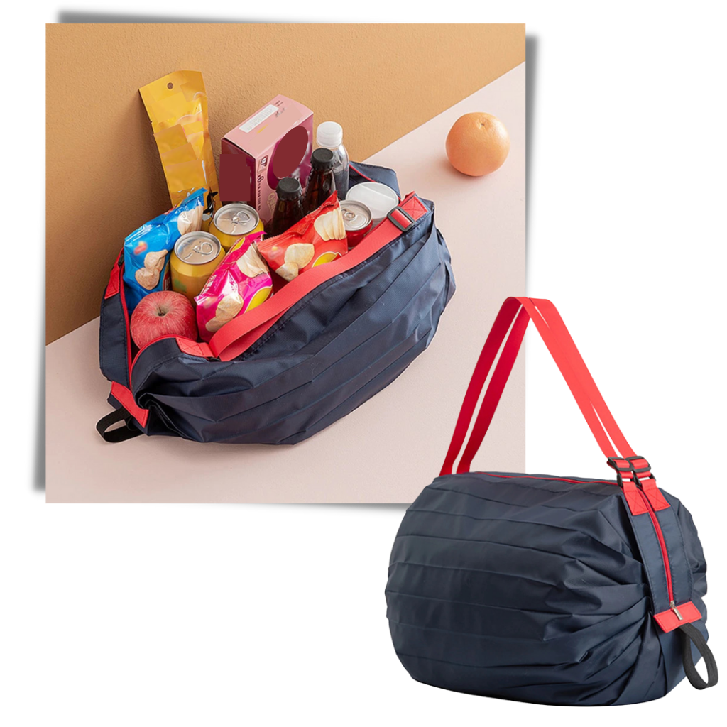 Sacola de compras dobrável e impermeável da Tmgone, saco de compras grande com alta capacidade para transporte de compras.