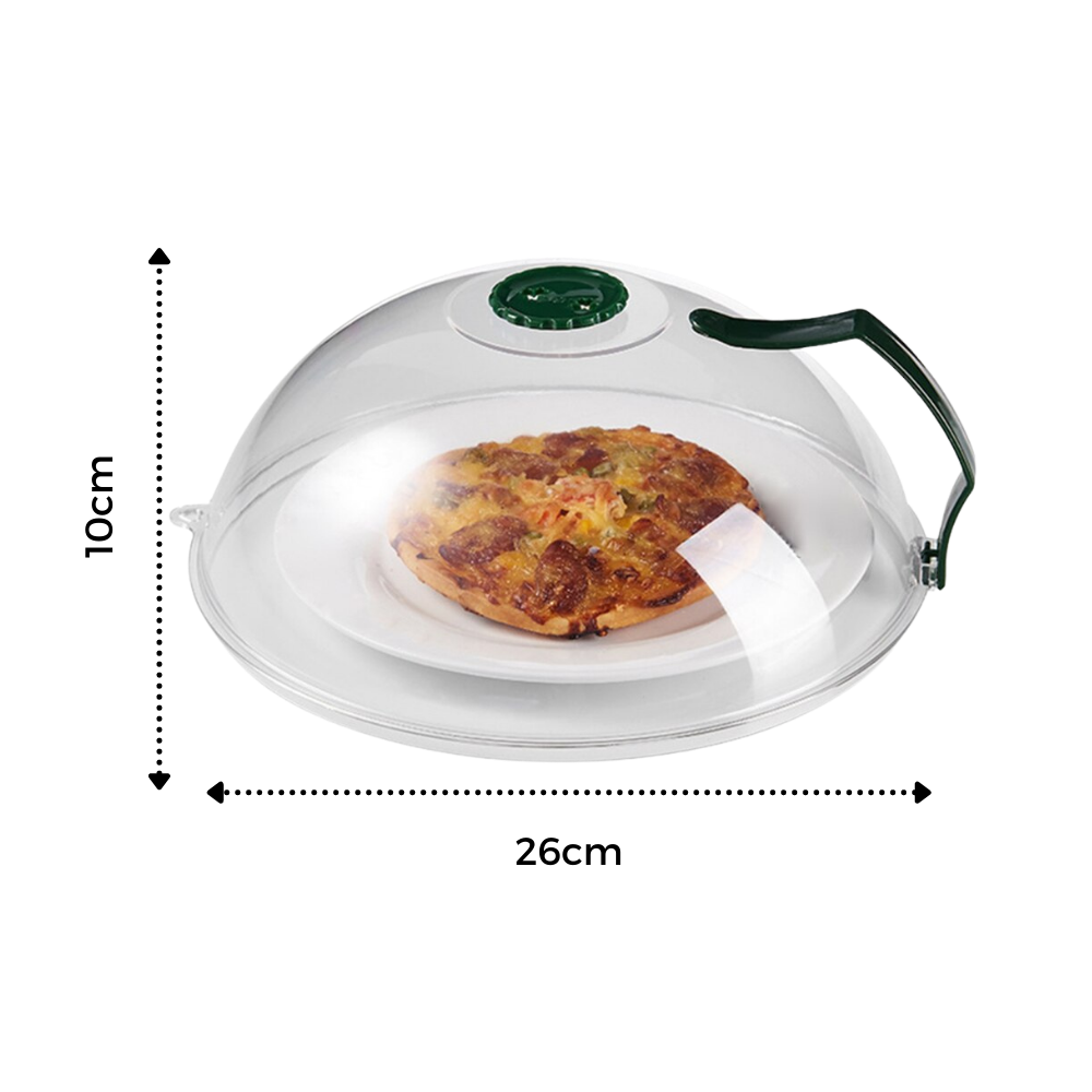 Capa protetora anti-espirramento para micro-ondas da Spring Park, acessório de pequeno eletrodoméstico, com dimensões 27FOODCOVER.