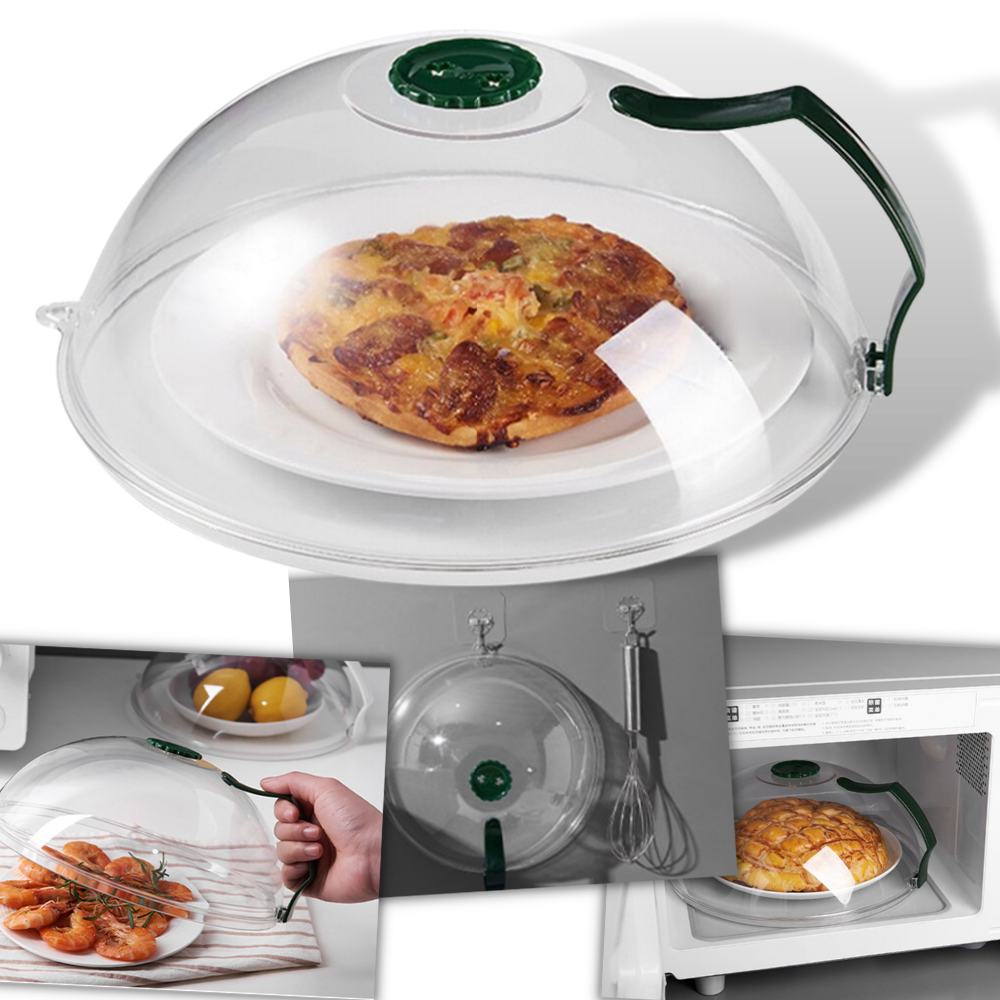 Cobertura protetora para micro-ondas Spring Park, acessório anti-espirramento para alimentos, protege contra respingos.