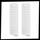 Conjunto de 20 separadores de prateleira para refrigerador, acessórios de pequeno eletrodoméstico da marca Twsoul, organizadores.
