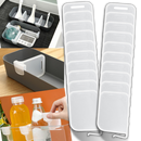Conjunto de 20 separadores de prateleiras para geladeira Twsoul, acessórios pequenos de eletrodoméstico em plástico branco