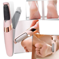 Lima elétrica para calosidades Qhz, ferramenta de cuidado dos pés com cabeça de lixa para remover pele morta.