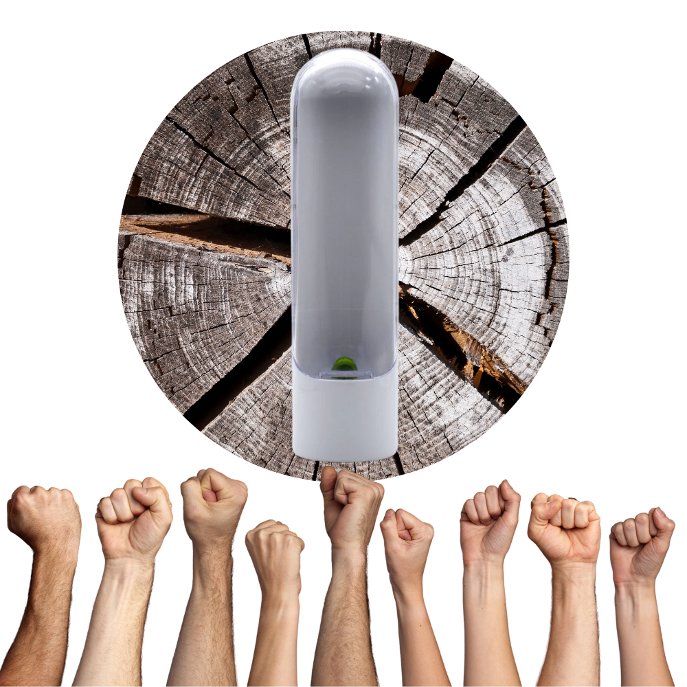 Recipiente de conservação de ervas frescas Teccrui para armazenamento e organização de hortaliças na cozinha.