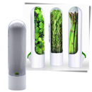 Recipiente de conservação de ervas frescas Teccrui, prático para armazenamento e organização de temperos na cozinha.