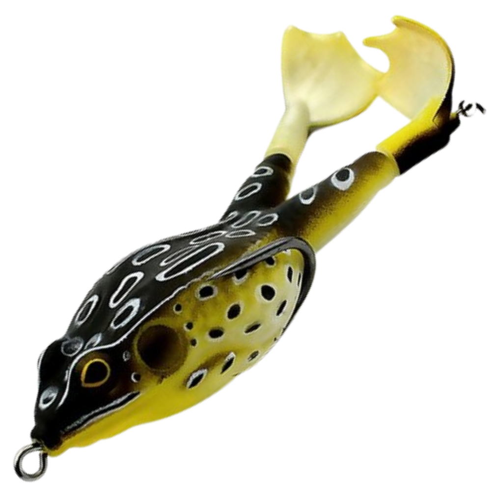 Isca de silicone para pesca em formato de grenilha, marca Awesitey, cor verde escuro, 100mm, ideal para pesca esportiva