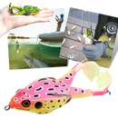 Isca de pesca em silicone em forma de rã da marca Awesitey, 100mm, ideal para pescaria com iscas artificiais.