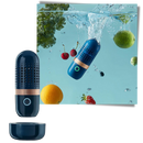 Máquina de desinfecção sem fio para frutas e legumes, eletrodoméstico de cozinha da marca Chuhedianzi, mostrando o aparelho em uso.