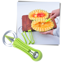 Conjunto de utensílios de cozinha Liveday para cortar e fatiar frutas, incluindo facas e ferramentas de decoração para frutas.