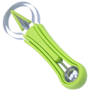 Conjunto de utensílios de cozinha Liveday com faca verde para cortar e fatiar frutas, com cabo ergonômico e lâmina afiada.