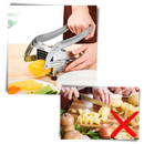 Máquina para cortar batatas da marca Duety, utensílio de cozinha para fazer batatas fritas uniformes.