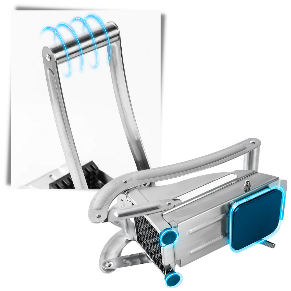 Cortador de batatas Duety para fazer batatas fritas, utensílio de cozinha com lâmina de segurança para cortar batatas facilmente