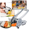 Fatia de máquina para cortar batatas fritas Duety, utensílios de cozinha com lâmina de aço inoxidável.