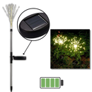 Fitas de luz de jardim em forma de fogos de artifício elétricos Furongman, decorativas e iluminadas para exteriores.