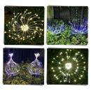 Luzes elétricas em forma de fogos de artifício para jardim, dispositivo de iluminação da marca Furongman, decorativo ao ar livre