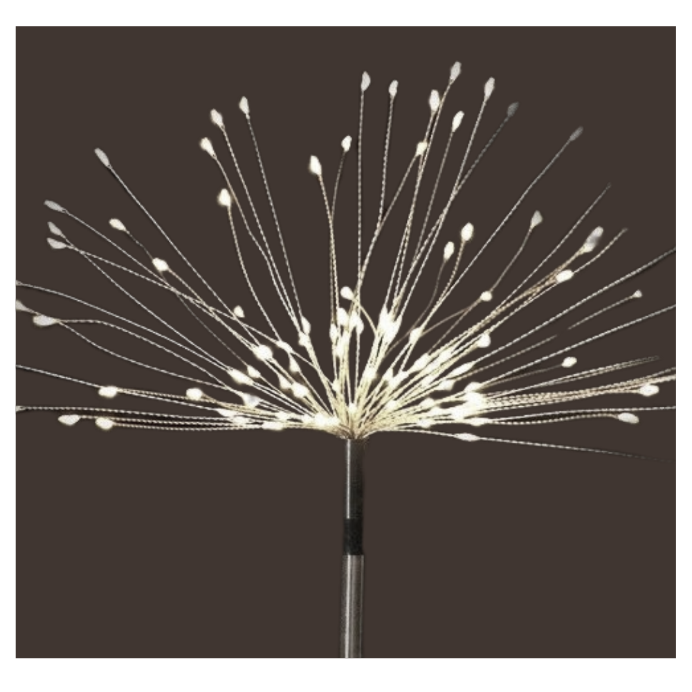 Luzes de jardim Furongman em forma de fogos de artifício elétricos, iluminação decorativa para áreas externas ao ar livre.