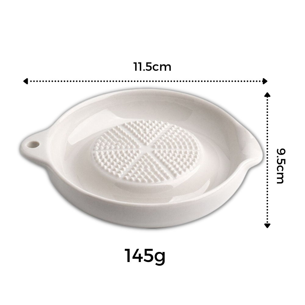 Râpe de cuisine em cerâmica Tawohi, utensílio de cozinha para ralar alho e outros ingredientes com precisão.