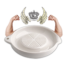 Râpe de cuisine em cerâmica Tawohi, utensílio resistente para triturar alho e alimentos na cozinha doméstica.