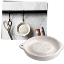Râpe de cuisine em cerâmica Tawohi, utensílio de cozinha para ralar alho e outros ingredientes, fácil de armazenar.