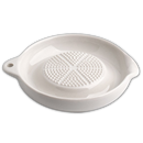 Râpe de cozinha em cerâmica Tawohi, utensílio para ralar alho e temperos, com superfície de ranhuras para facilitar o uso.