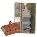 Caixa de armazenamento para óculos Linfan com design suspenso, ideal para organização de acessórios.