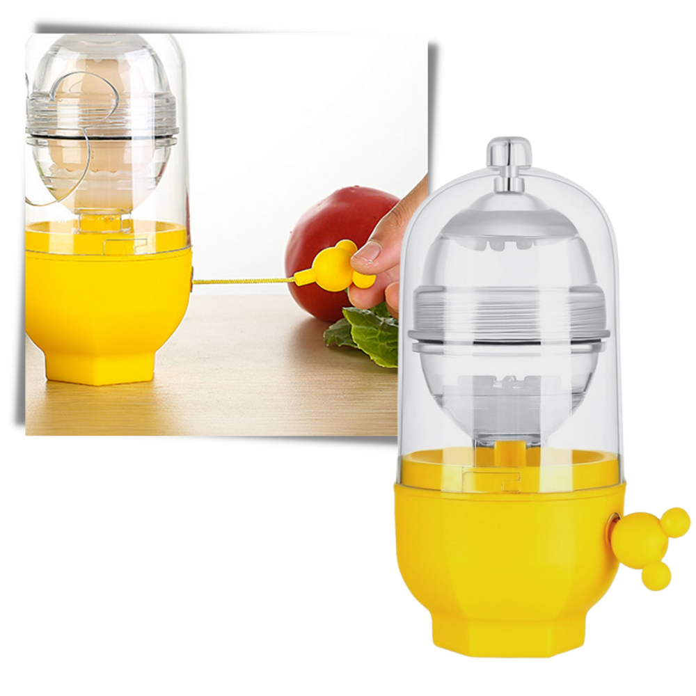 Misturador de ovos Lzndeal, eletrodoméstico de cozinha, com tigela e batedores para ovos mexidos e preparação de alimentos.