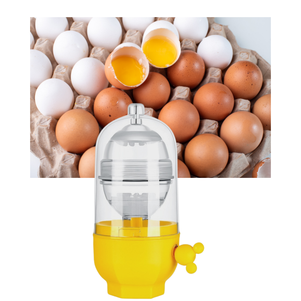 Batedeira de ovos Lzndeal, eletrodoméstico de cozinha, com design versátil e acabamento dourado.