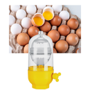 Batedeira de ovos Lzndeal, eletrodoméstico de cozinha, com design versátil e acabamento dourado.