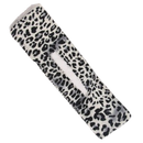 Acessório para cabelo da Mexco Trade Inc para fazer coques, com estampa animal print, apresentado em imagem clara e detalhada.