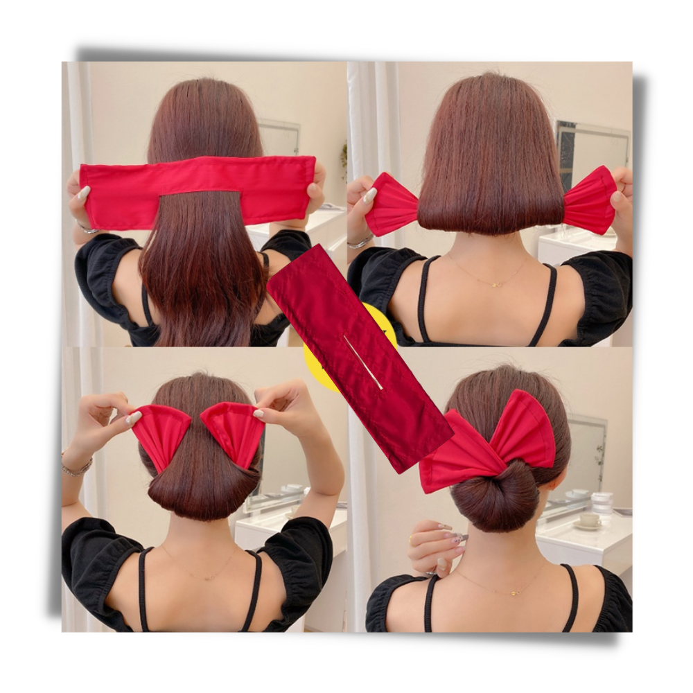 Acessório para cabelo da Mexco Trade Inc, fácil de usar para fazer coques e penteados com acessórios para cabelo.