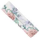 Acessório para cabelo da Mexco Trade Inc, feito para prender e criar coque, com detalhes de rosas em material plástico.