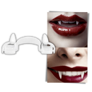 Crocs de vampiro rétractáveis Yugaoo, acessórios de fantasia com dentes de vampiro, confortáveis e ideais para fantasias de Halloween.