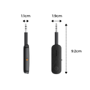 Adaptador Bluetooth sem fio da Brottfor com entrada jack 3,5 mm para conexão de áudio portátil.