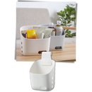 Conjunto de 3 cestos suspensos Zochlon para organização multifuncional, ideais para armazenamento em ambientes diversos.