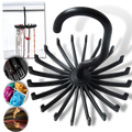 Porte-cravate rotativo Trihiy de 360 graus, produto de blanchisserie para organizar gravatas com prática rotação.