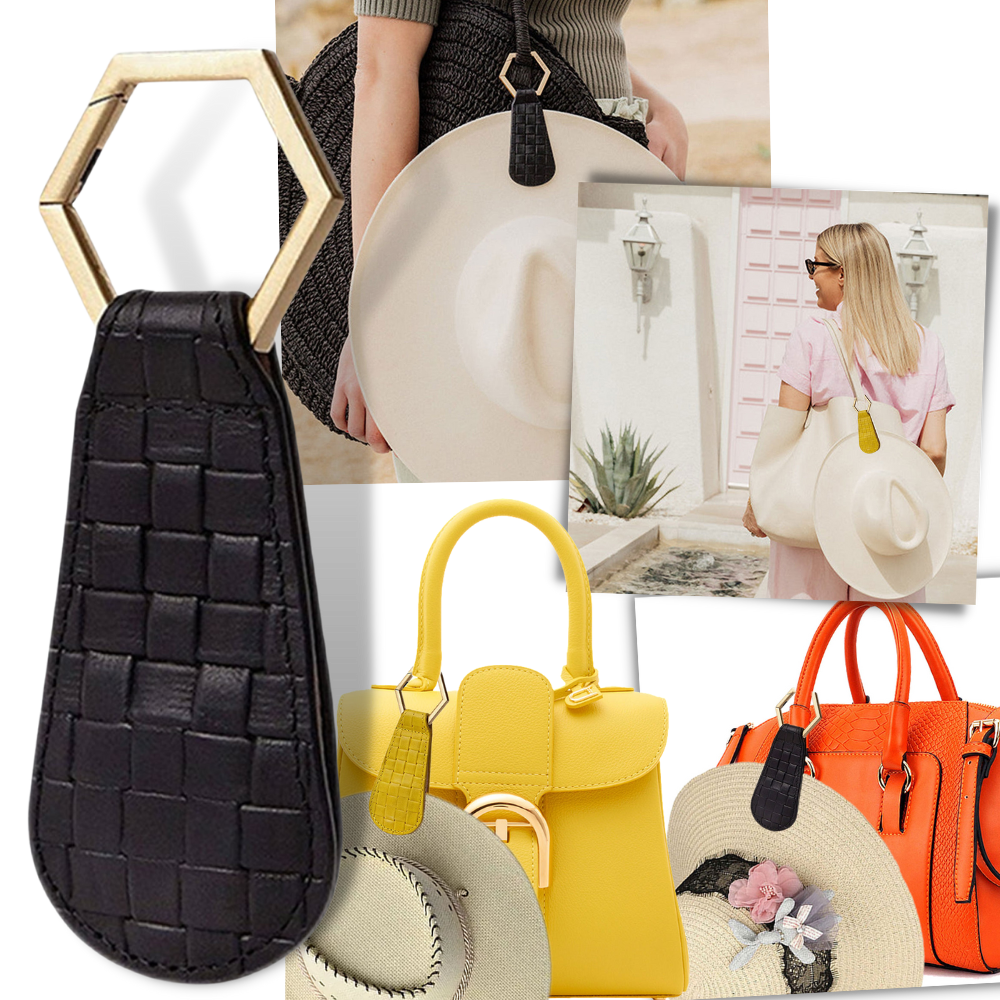 Clips magnéticos para chapéu e bolsa, acessório Gzdiao para prender chapéus e bolsas de forma prática e elegante.