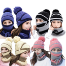 Conjunto de bonnets de inverno da Pirate Hat, chapéus quentinhos e estilosos para o frio.