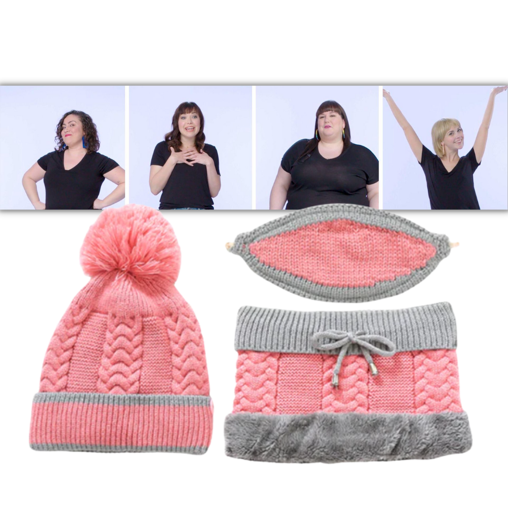 Conjunto de bonnets de inverno da Pirate Hat, com chapéus quentinhos e estilosos, ideal para o frio.