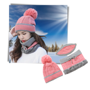 Conjunto de bonnets de inverno da Pirate Hat, com chapéus quentes e confortáveis para o frio.