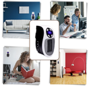 Radiador elétrico portátil compacto da marca Yipa, ideal como acessório para aparelhos eletrodomésticos.