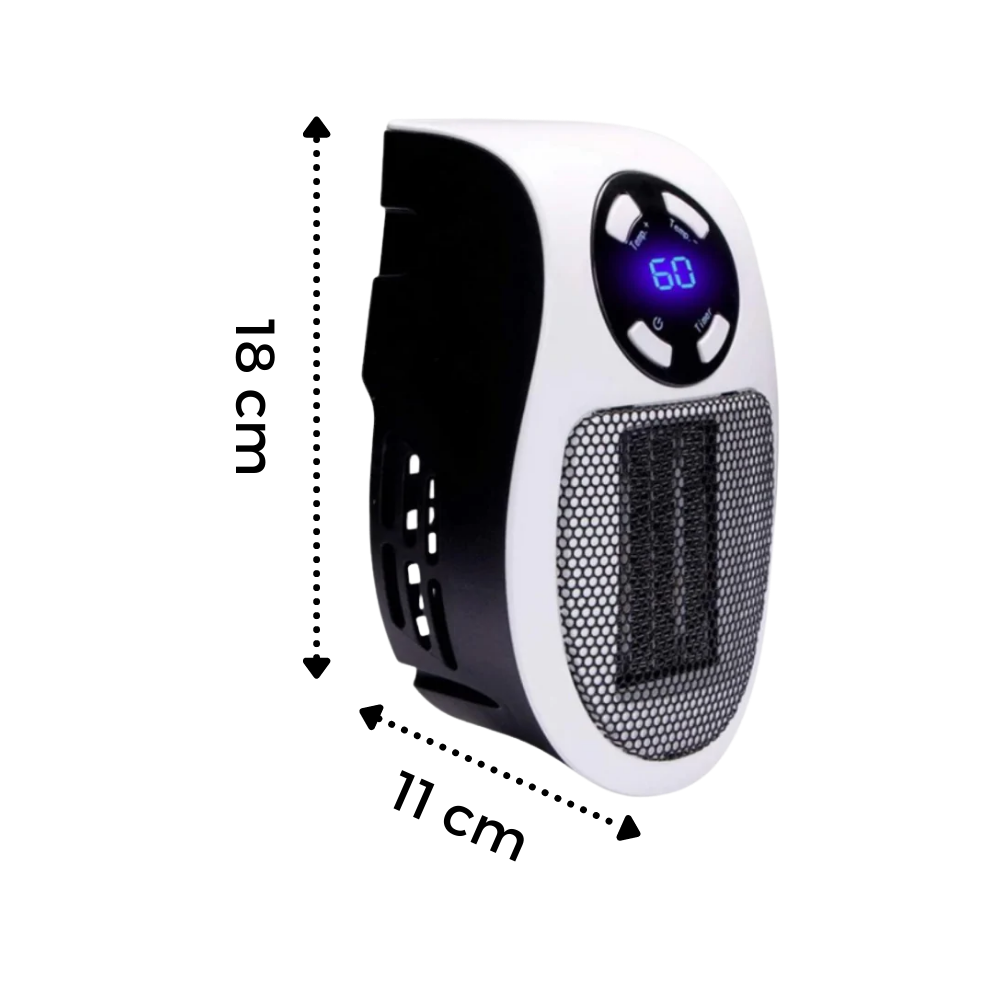 Radiador elétrico portátil Yipa, compacto e eficiente, para aquecimento de ambientes pequenos.